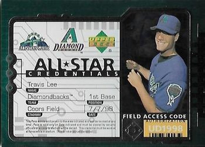 #AS2 Travis Lee - Arizona Diamondbacks - 1998 Upper Deck - All-Star Credentials Baseball