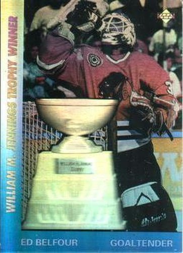 #AW2 Ed Belfour - Chicago Blackhawks - 1991-92 Upper Deck Hockey - Award Winner Holograms