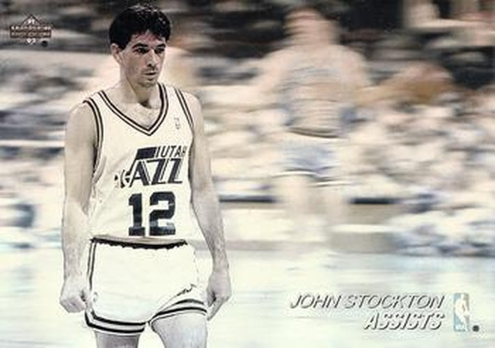 #AW3 John Stockton - Utah Jazz - 1991-92 Upper Deck - Award Winner Holograms Basketball