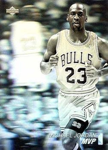#AW4 Michael Jordan - Chicago Bulls - 1991-92 Upper Deck - Award Winner Holograms Basketball