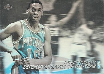 #AW9 Dennis Rodman - Detroit Pistons - 1991-92 Upper Deck - Award Winner Holograms Basketball