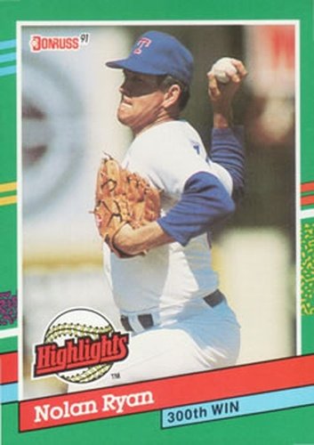 #BC-15 Nolan Ryan - Texas Rangers - 1991 Donruss Baseball - Bonus Cards