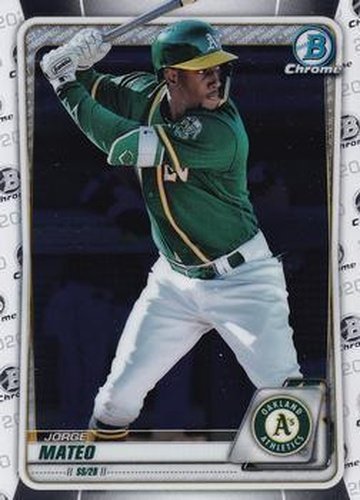 #BCP-138 Jorge Mateo - Oakland Athletics - 2020 Bowman - Chrome Prospects Baseball