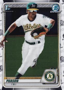 #BCP-145 Robert Puason - Oakland Athletics - 2020 Bowman - Chrome Prospects Baseball