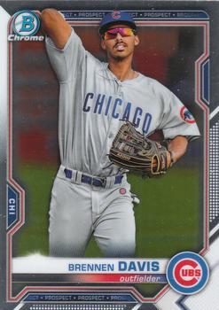 #BCP-173 Brennen Davis - Chicago Cubs - 2021 Bowman Chrome - Prospects Baseball