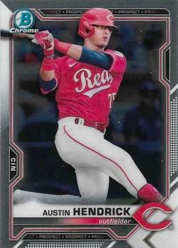 #BCP-177 Austin Hendrick - Cincinnati Reds - 2021 Bowman Chrome - Prospects Baseball