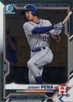#BCP-190 Jeremy Pena - Houston Astros - 2021 Bowman Chrome - Prospects Baseball