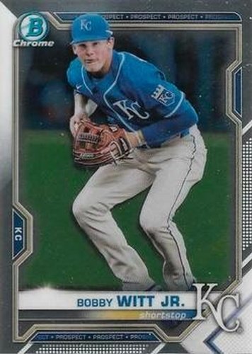 #BCP-193 Bobby Witt Jr. - Kansas City Royals - 2021 Bowman Chrome - Prospects Baseball