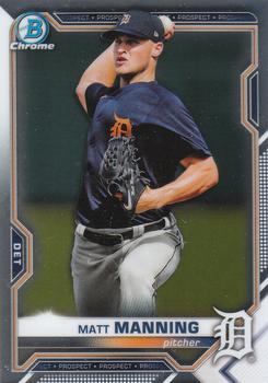 #BCP-205 Matt Manning - Detroit Tigers - 2021 Bowman Chrome - Prospects Baseball