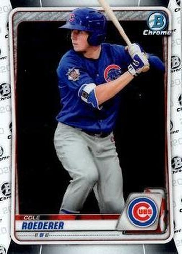 #BCP-206 Cole Roederer - Chicago Cubs - 2020 Bowman - Chrome Prospects Baseball