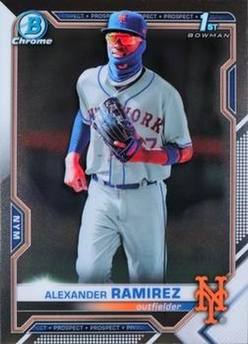 #BCP-208 Alexander Ramirez - New York Mets - 2021 Bowman Chrome - Prospects Baseball