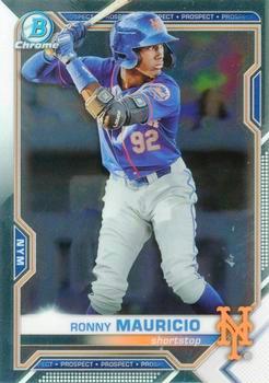 #BCP-210 Ronny Mauricio - New York Mets - 2021 Bowman Chrome - Prospects Baseball