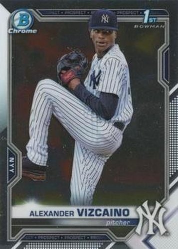 #BCP-212 Alexander Vizcaino - New York Yankees - 2021 Bowman Chrome - Prospects Baseball
