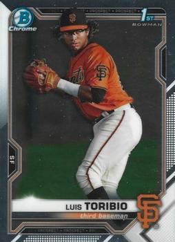 #BCP-228 Luis Toribio - San Francisco Giants - 2021 Bowman Chrome - Prospects Baseball