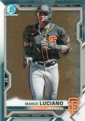 #BCP-229 Marco Luciano - San Francisco Giants - 2021 Bowman Chrome - Prospects Baseball