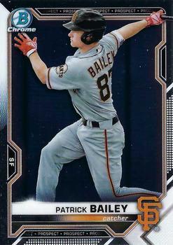 #BCP-230 Patrick Bailey - San Francisco Giants - 2021 Bowman Chrome - Prospects Baseball