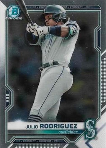 #BCP-231 Julio Rodriguez - Seattle Mariners - 2021 Bowman Chrome - Prospects Baseball