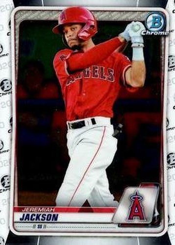 #BCP-244 Jeremiah Jackson - Los Angeles Angels - 2020 Bowman - Chrome Prospects Baseball
