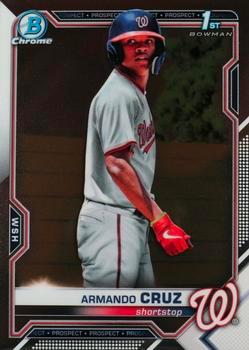 #BCP-247 Armando Cruz - Washington Nationals - 2021 Bowman Chrome - Prospects Baseball