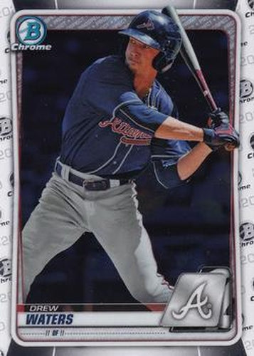 #BCP-2 Drew Waters - Atlanta Braves - 2020 Bowman - Chrome Prospects Baseball