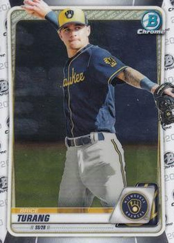 #BCP-35 Brice Turang - Milwaukee Brewers - 2020 Bowman - Chrome Prospects Baseball
