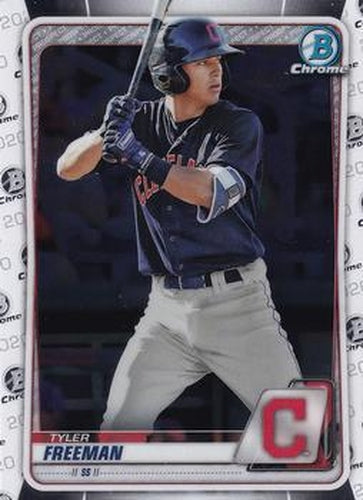 #BCP-40 Tyler Freeman - Cleveland Indians - 2020 Bowman - Chrome Prospects Baseball