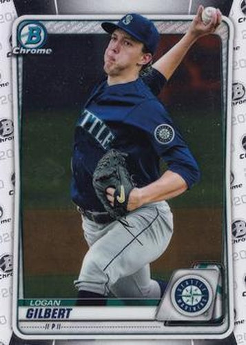 #BCP-58 Logan Gilbert - Seattle Mariners - 2020 Bowman - Chrome Prospects Baseball