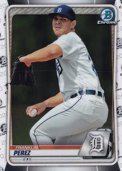 #BCP-63 Franklin Perez - Detroit Tigers - 2020 Bowman - Chrome Prospects Baseball