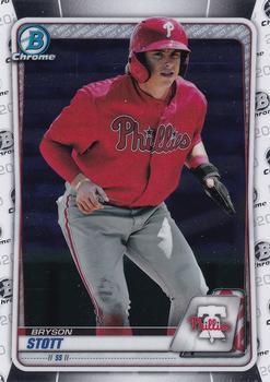 #BCP-68 Bryson Stott - Philadelphia Phillies - 2020 Bowman - Chrome Prospects Baseball