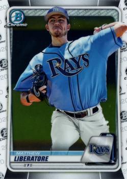 #BCP-89 Matthew Liberatore - Tampa Bay Rays - 2020 Bowman - Chrome Prospects Baseball