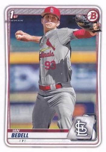 #BD-100 Ian Bedell - St. Louis Cardinals - 2020 Bowman Draft Baseball