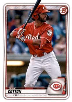 #BD-104 Quin Cotton - Cincinnati Reds - 2020 Bowman Draft Baseball