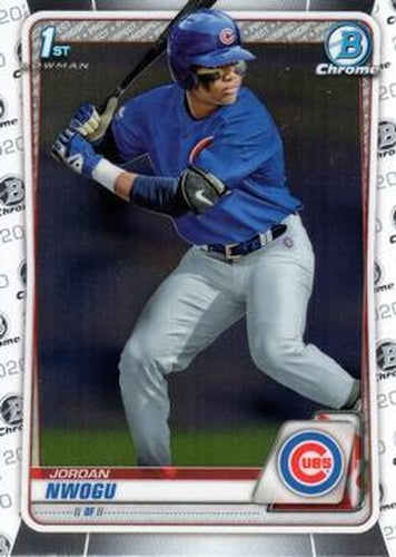 #BD-110 Jordan Nwogu - Chicago Cubs - 2020 Bowman Draft - Chrome Baseball