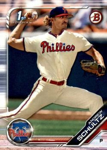 #BD-120 Andrew Schultz - Philadelphia Phillies - 2019 Bowman Draft Baseball