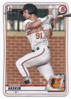 #BD-130 Hudson Haskin - Baltimore Orioles - 2020 Bowman Draft - Chrome Baseball
