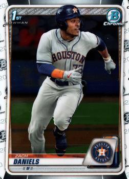 #BD-133 Zach Daniels - Houston Astros - 2020 Bowman Draft - Chrome Baseball