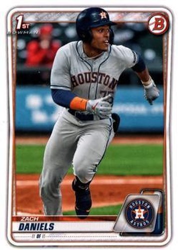 #BD-133 Zach Daniels - Houston Astros - 2020 Bowman Draft Baseball