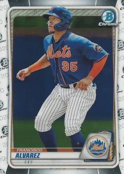#BD-143 Francisco Alvarez - New York Mets - 2020 Bowman Draft - Chrome Baseball
