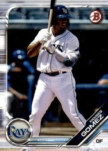 #BD-143 Moises Gomez - Tampa Bay Rays - 2019 Bowman Draft Baseball