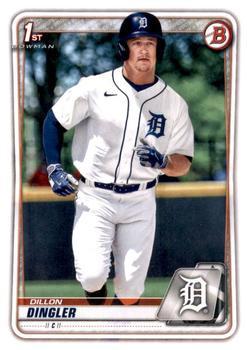#BD-144 Dillon Dingler - Detroit Tigers - 2020 Bowman Draft Baseball