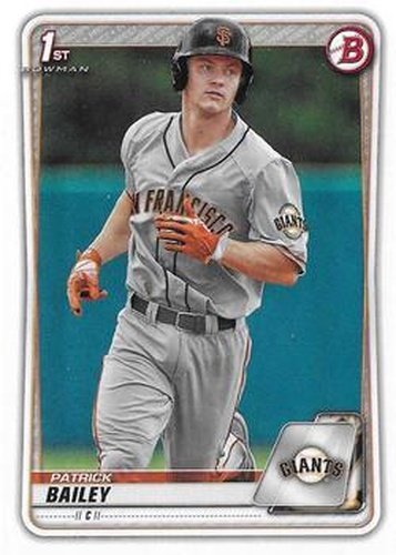#BD-146 Patrick Bailey - San Francisco Giants - 2020 Bowman Draft Baseball