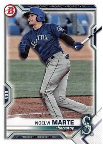 #BD-147 Noelvi Marte - Seattle Mariners - 2021 Bowman Draft Baseball