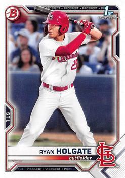 #BD-148 Ryan Holgate - St. Louis Cardinals - 2021 Bowman Draft Baseball