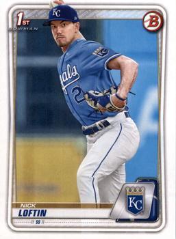 #BD-14 Nick Loftin - Kansas City Royals - 2020 Bowman Draft Baseball