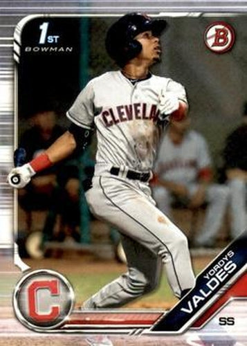 #BD-14 Yordys Valdes - Cleveland Indians - 2019 Bowman Draft Baseball