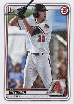 #BD-150 AJ Vukovich - Arizona Diamondbacks - 2020 Bowman Draft - Chrome Baseball