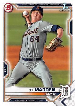 #BD-152 Ty Madden - Detroit Tigers - 2021 Bowman Draft Baseball