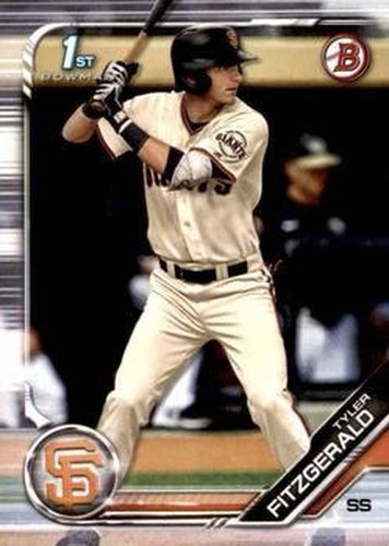 #BD-152 Tyler Fitzgerald - San Francisco Giants - 2019 Bowman Draft Baseball