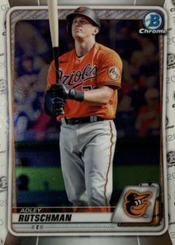 #BD-154b Adley Rutschman - Baltimore Orioles - 2020 Bowman Draft - Chrome Baseball