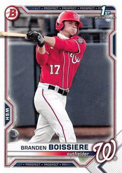 #BD-156 Branden Boissiere - Washington Nationals - 2021 Bowman Draft Baseball